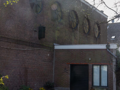 Noordwestgevel. Opname: P.J. Bosman, 17 maart 2017