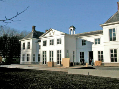 Na restauratie. Achtergevel