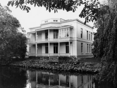 genomen vanaf de Mauritskade