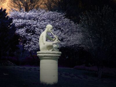 beeld Orpheus in het Zuiderpark, foto: Roel Wijnants